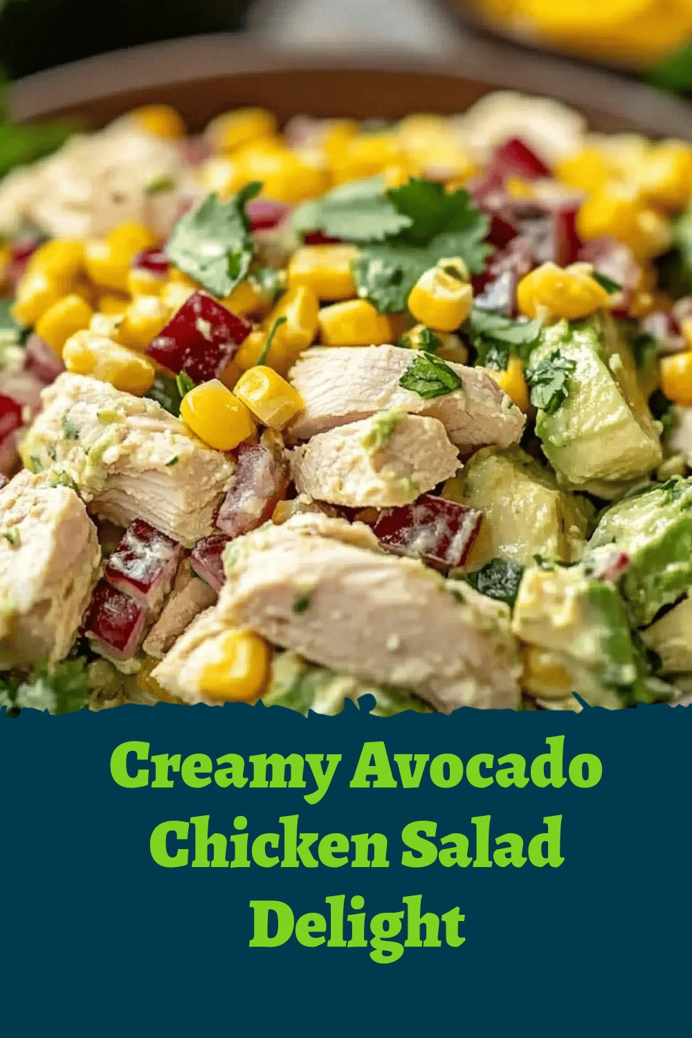 Creamy Avocado Chicken Salad Delight