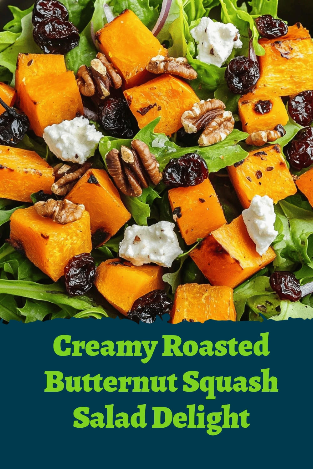 Creamy Roasted Butternut Squash Salad Delight