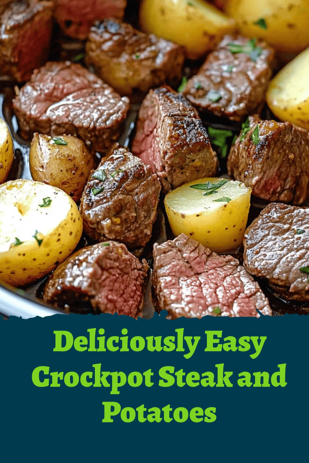 Deliciously Easy Crockpot Steak and Potatoes