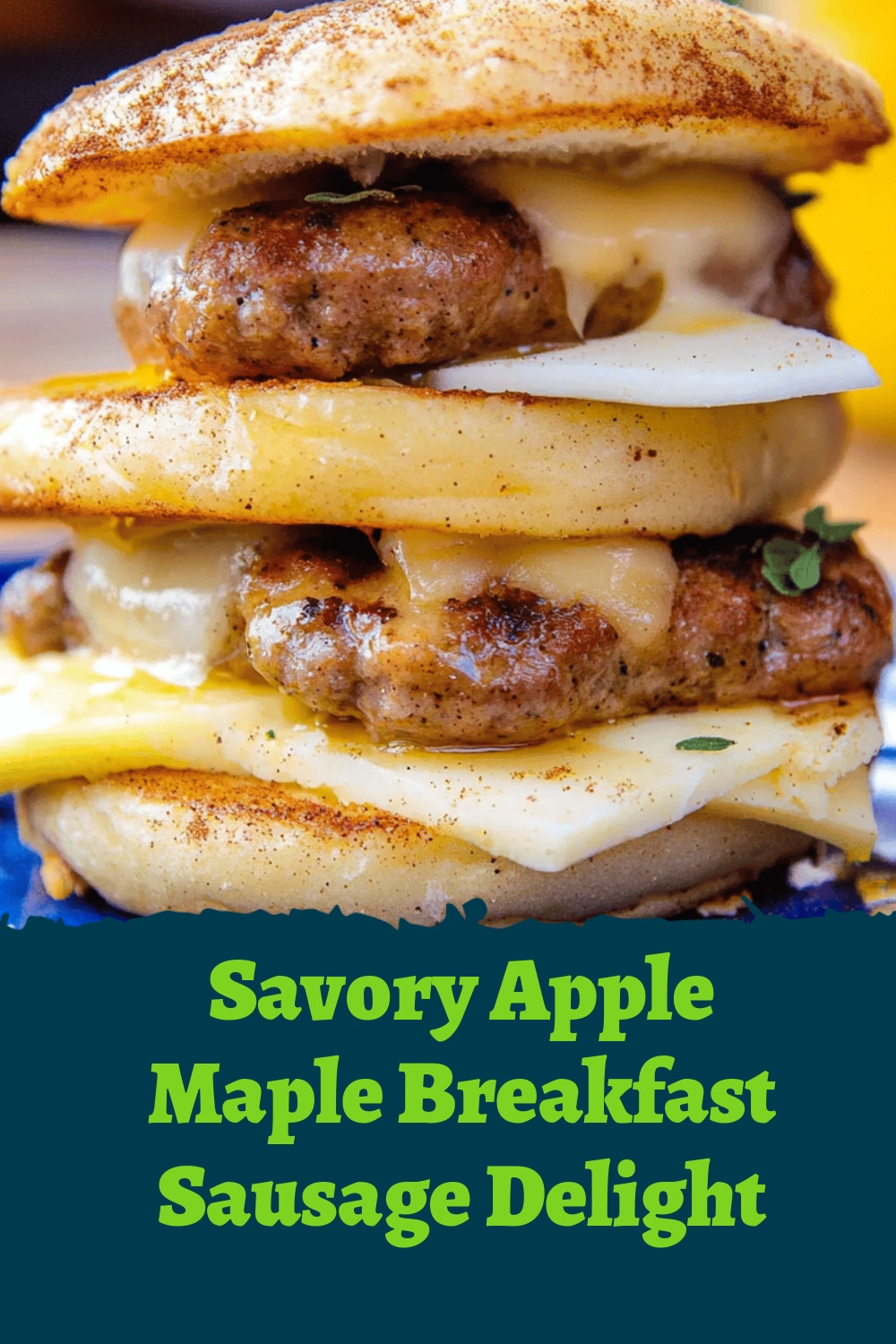 Savory Apple Maple Breakfast Sausage Delight