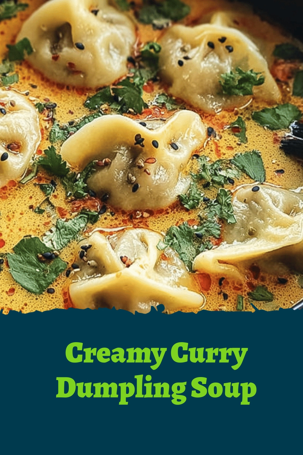 Creamy Curry Dumpling Soup