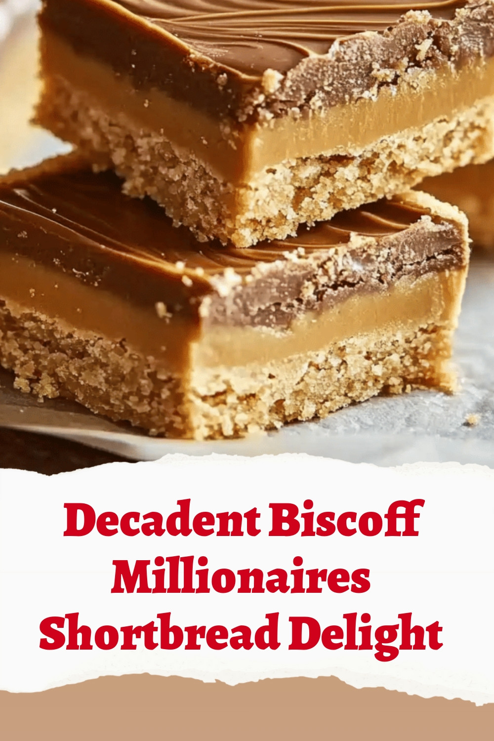 Decadent Biscoff Millionaires Shortbread Delight