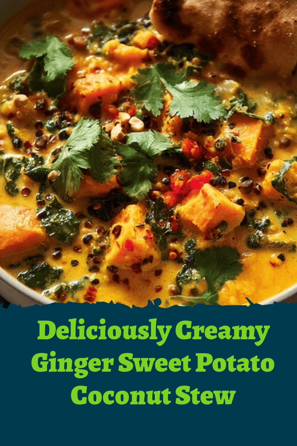 Deliciously Creamy Ginger Sweet Potato Coconut Stew