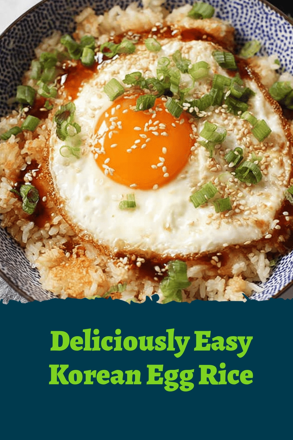 Deliciously Easy Korean Egg Rice