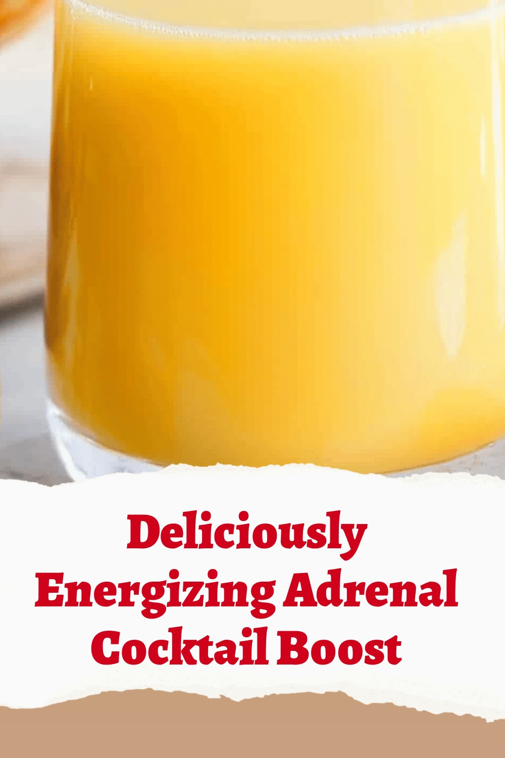 Deliciously Energizing Adrenal Cocktail Boost