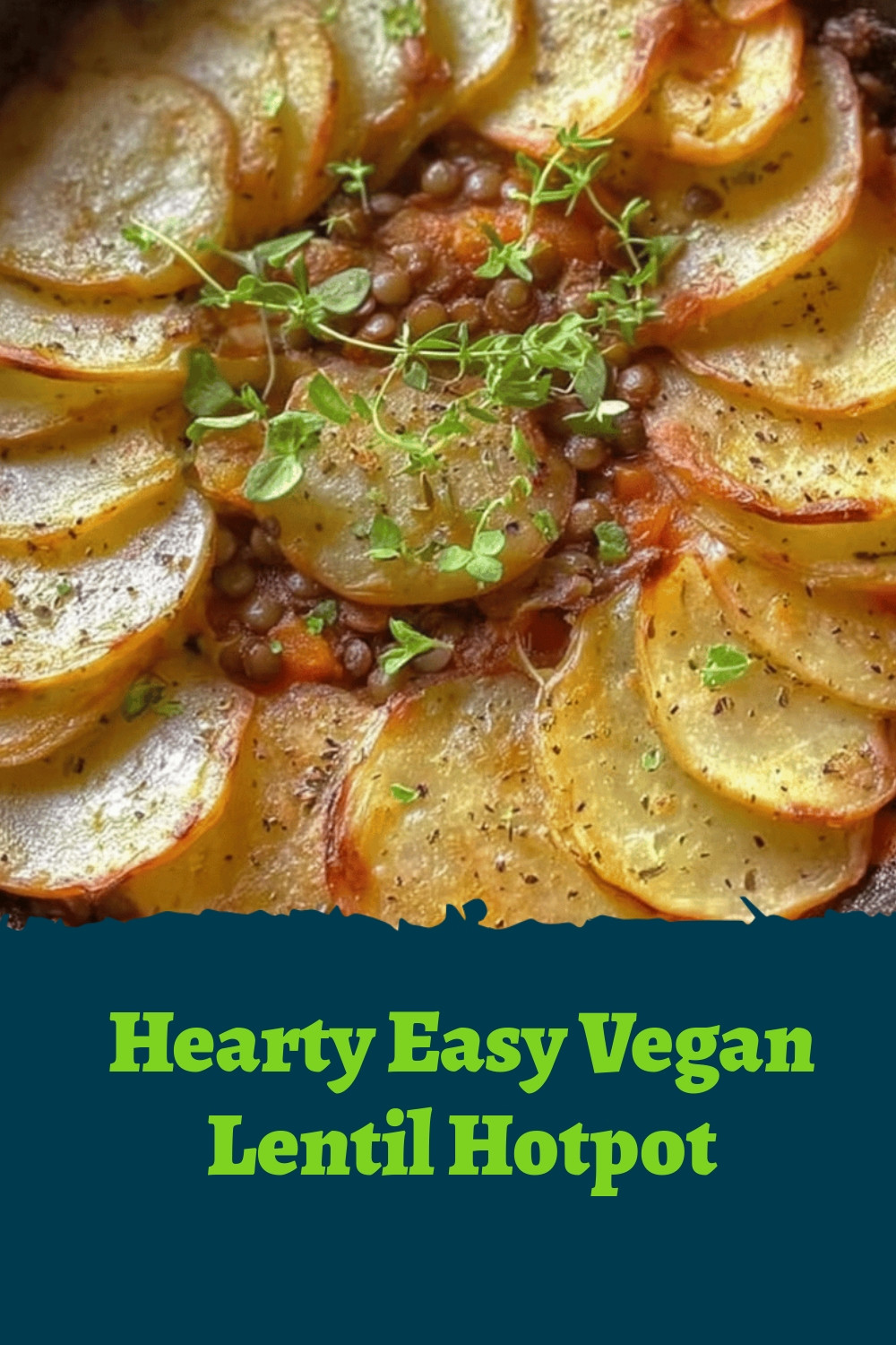 Hearty Easy Vegan Lentil Hotpot