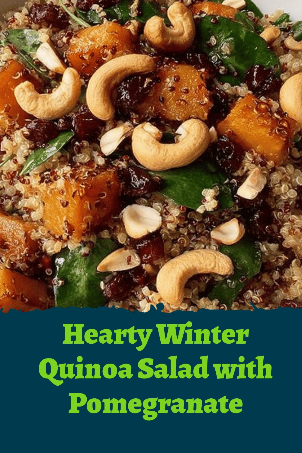 Hearty Winter Quinoa Salad with Pomegranate