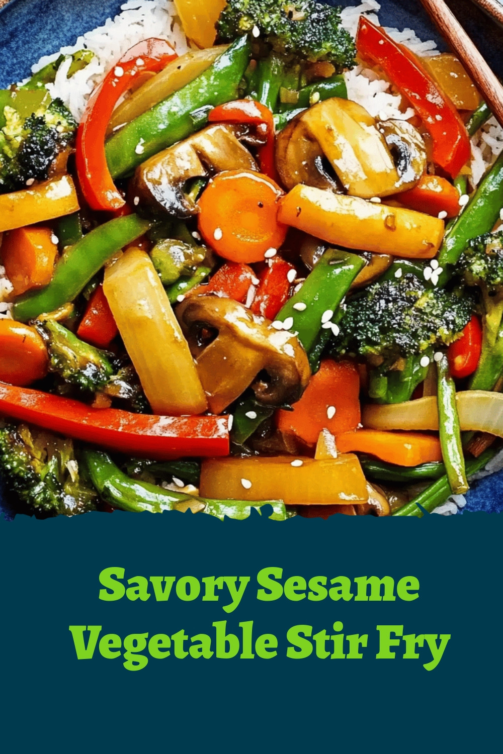 Savory Sesame Vegetable Stir Fry