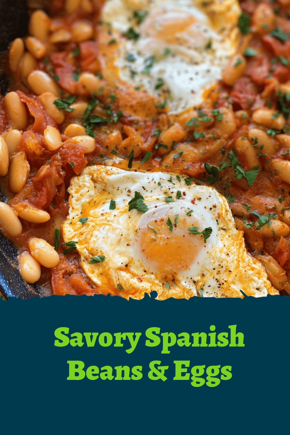 Savory Spanish Beans & Eggs
